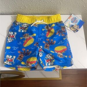 Kids' Blue Cartoon Swim Shorts (2T)